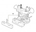 Dremel 2 615 033 5JA Plunge Router Attachment 335 Spare Parts